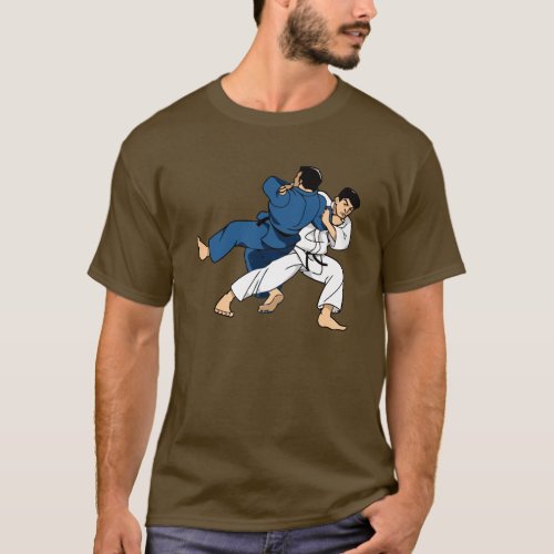 judo throw t_shirt