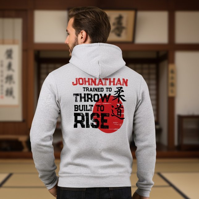 Judo - Trained to Throw - Built to Rise Hoodie (Creator Uploaded)