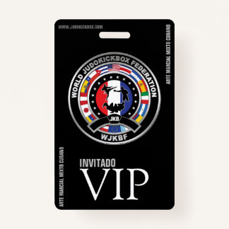 JUDOKICKBOX Badge - Credencial Vip
