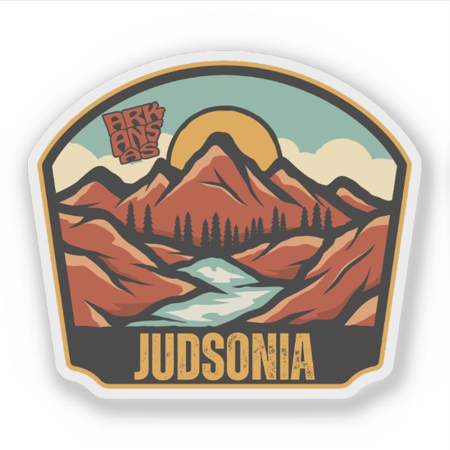 Judsonia, Arkansas  Sticker (Front)