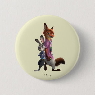 Judy and Nick Best Buds Button