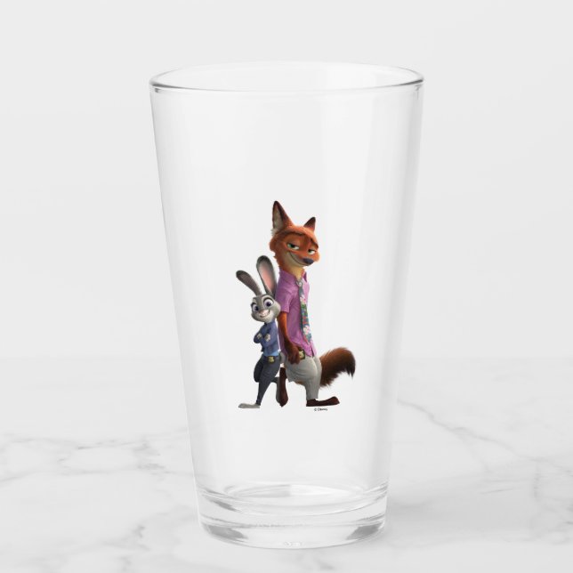 Judy and Nick Best Buds Glass (Front)