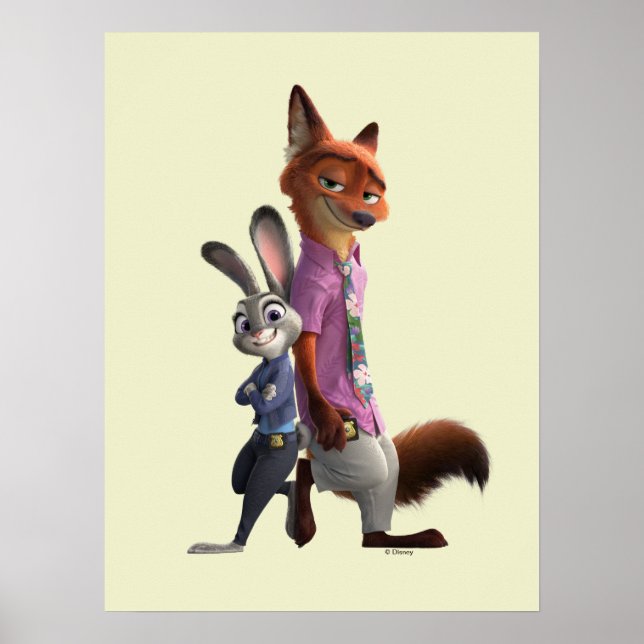 Judy and Nick Best Buds Poster (Front)