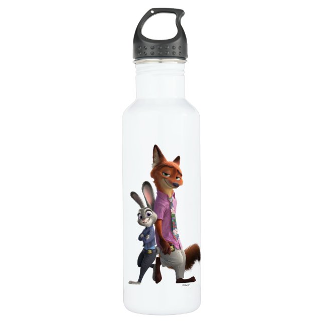 Judy and Nick Best Buds Stainless Steel Water Bottle (Front)