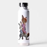Judy and Nick Best Buds Water Bottle<br><div class="desc">Zootopia 2 | Judy Hopps and Nick Wilde are best buds,  standing back to back in this fun pose. Carry around your favorite crime-fighting partners on a tote bag,  mug,  or sport on a graphic tee. Catch Hopps and Wilde on even more custom Zazzle merchandise today!</div>