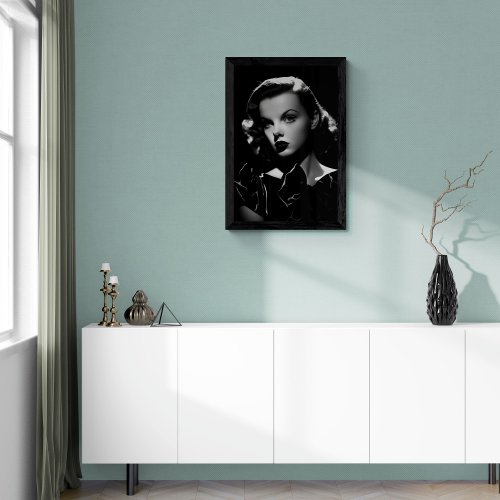 Judy Garland Noir Style Poster