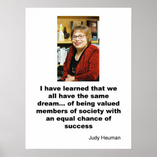 Judy Heuman Poster