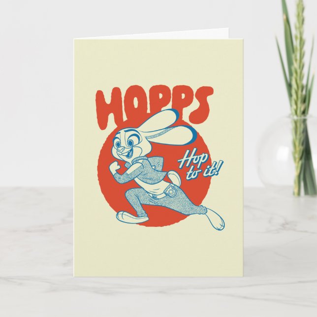 Judy Hopps - Hop to it! Card (Front)