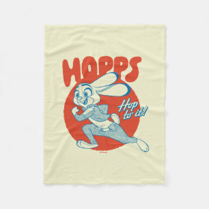 Judy Hopps - Hop to it! Fleece Blanket