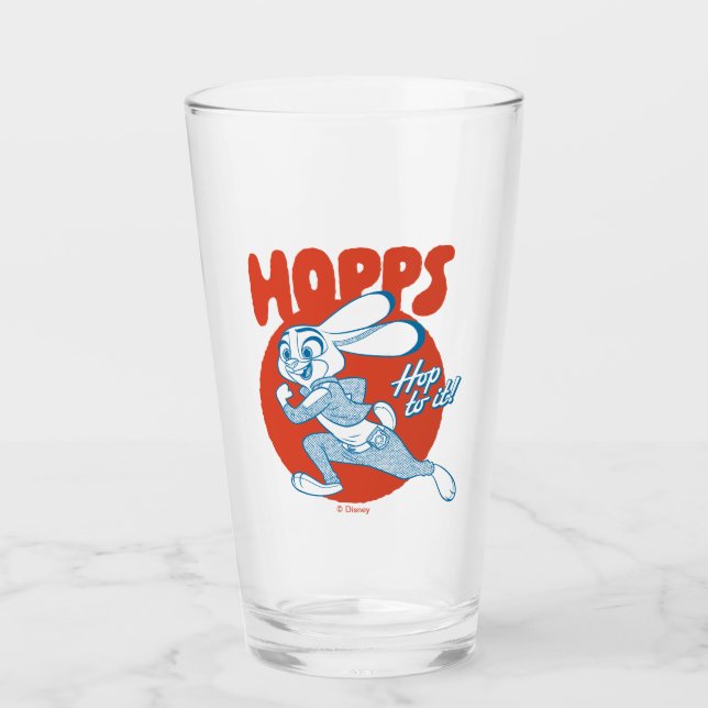 Judy Hopps - Hop to it! Glass (Front)