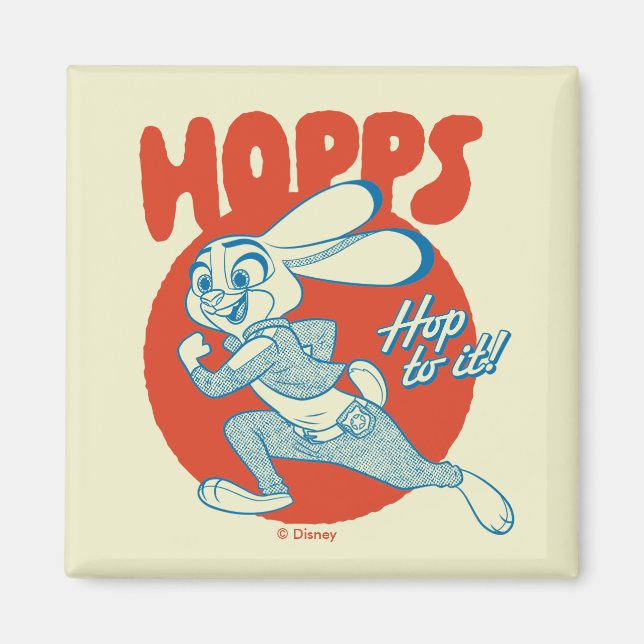 Judy Hopps - Hop to it! Magnet (Front)