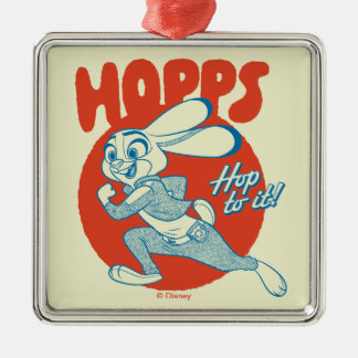 Judy Hopps - Hop to it! Metal Ornament
