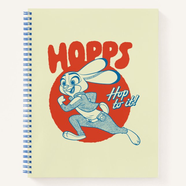 Judy Hopps - Hop to it! Notebook (Front)