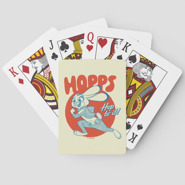 Judy Hopps - Hop to it! Poker Cards (Back)