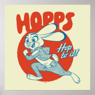 Judy Hopps - Hop to it! Poster