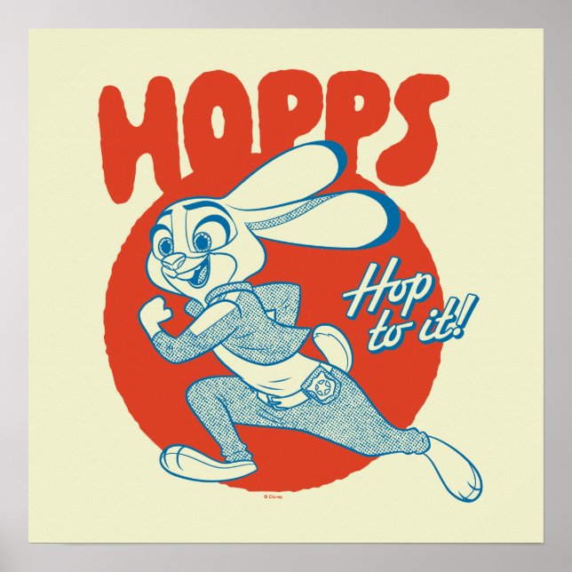 Judy Hopps - Hop to it! Poster (Front)