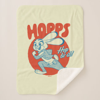 Judy Hopps - Hop to it! Sherpa Blanket