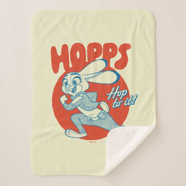 Judy Hopps - Hop to it! Sherpa Blanket (Front)