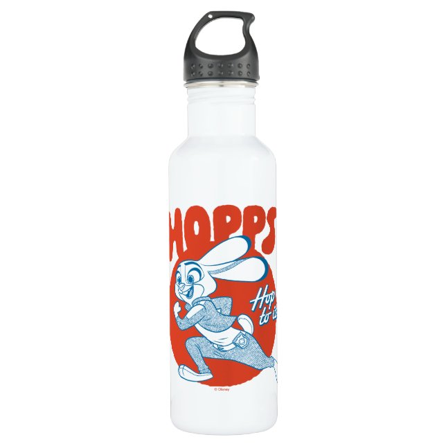 Judy Hopps - Hop to it! Stainless Steel Water Bottle (Front)