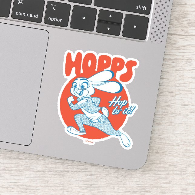 Judy Hopps - Hop to it! Sticker (Detail)