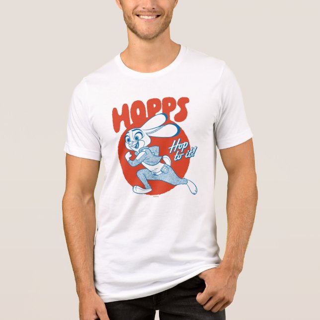 Judy Hopps - Hop to it! Tri-Blend Shirt (Front)