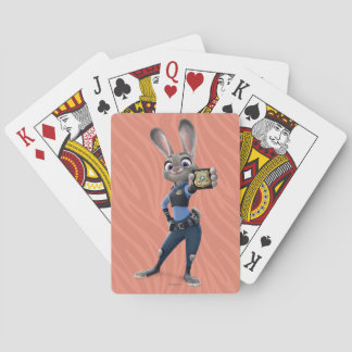 Judy Hopps - Showing Badge Playing Cards