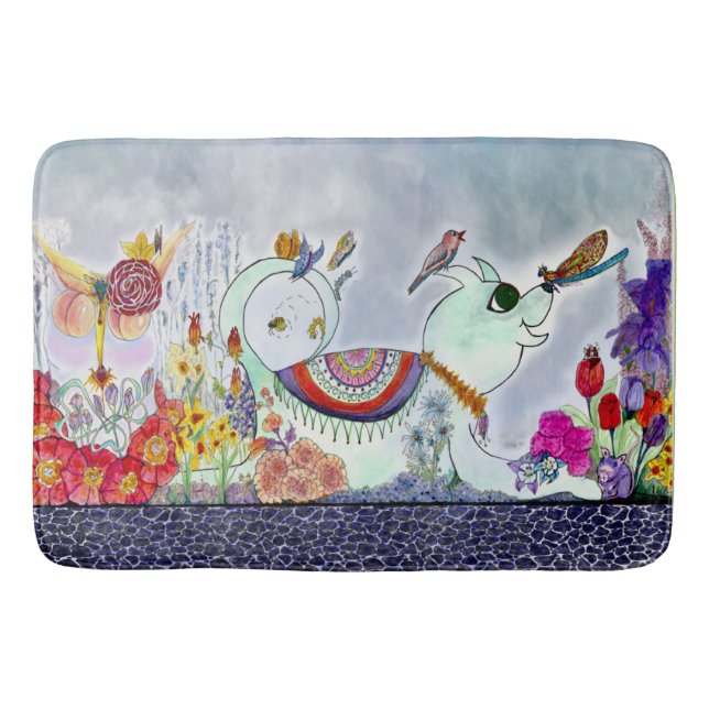 Judy’s Garden Bath Mat (Front)