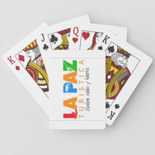 Juego de cartas La Paz turistica Poker Cards