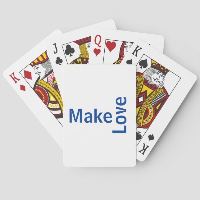 Juego de cartas make love poker cards (Back)
