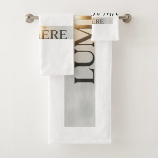 JUEGO DE TOALLAS   BATH TOWEL SET