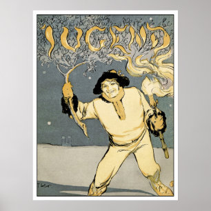 Jugend Art Magazine - Art Nouveau - Jugenstil Poster
