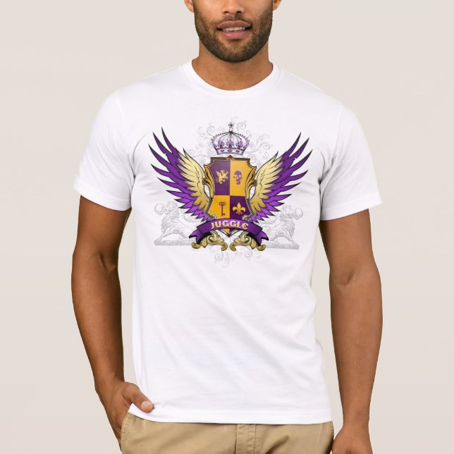 Juggle.com Heraldry T-Shirt (Front)
