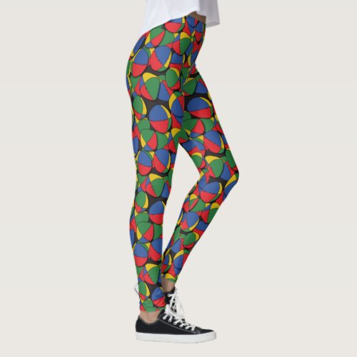 Juggler Juggling Balls Patterned Leggings