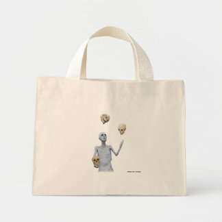 Juggler Juggling Skulls Fantasy Art Tote Bag