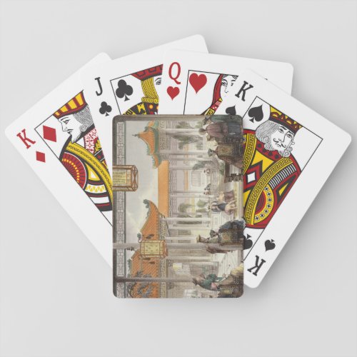 Jugglers Exhibiting in the Court of a Mandarins P Playing Cards