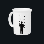 Juggling Beverage Pitcher<br><div class="desc">Juggling Circus Artist Ball juggler arts</div>