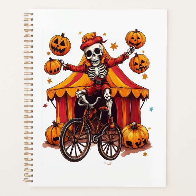 Juggling Bones � Hilarious Circus Skull Planner (Front)