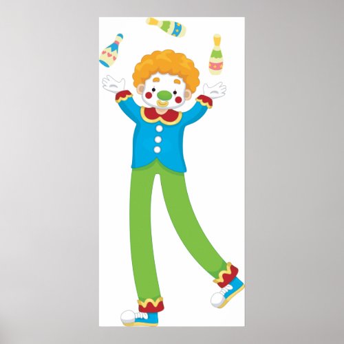 Juggling Clown Poster