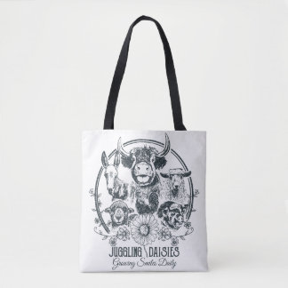 Juggling Daisies Farm Family Double Sided Bag