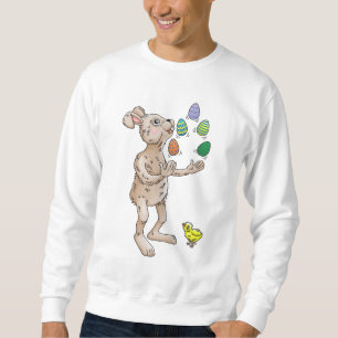 Juggling Easter Bunny Sweatshirt