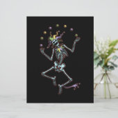 Juggling Jester Skeleton (Standing Front)