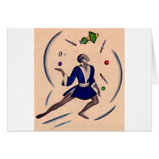 juggling juggler cards (Front Horizontal)