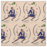 juggling juggler print fabric