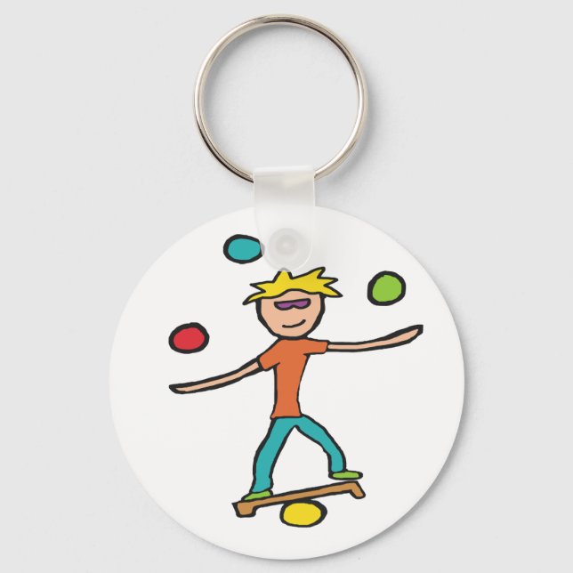Juggling Keychain (Front)