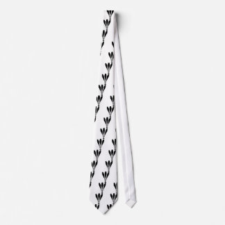Juggling pins neck tie