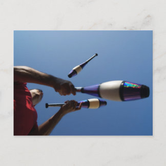 Juggling Postcard