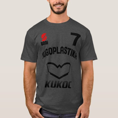 Jugoplastika Yugoslavia Croatia Retro Toni Kukoc B T_Shirt