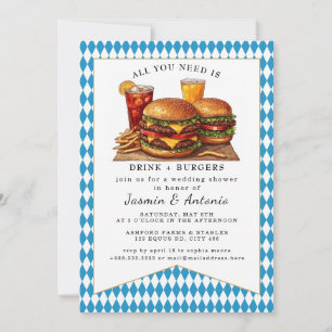 Juice and Burgers  Invitation