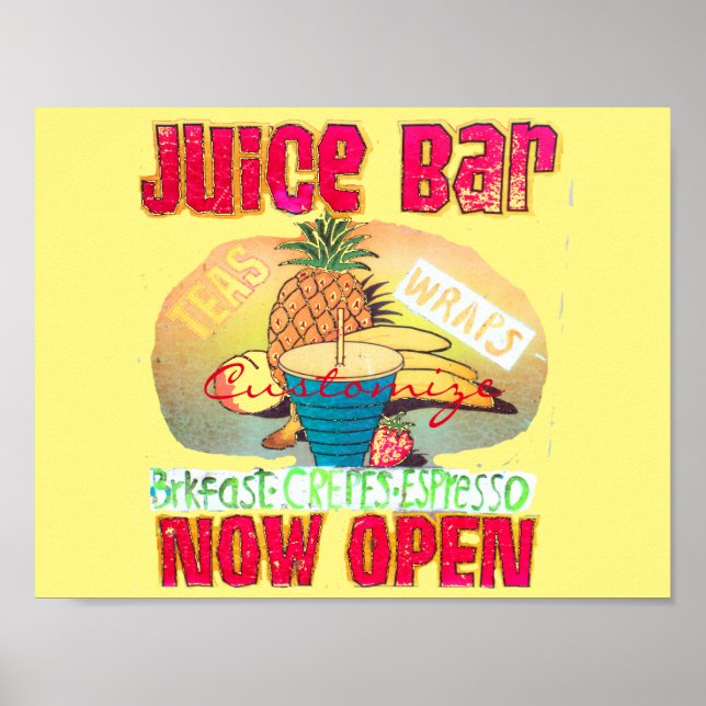 Juice Bar Sign Thunder_Cove (Front)