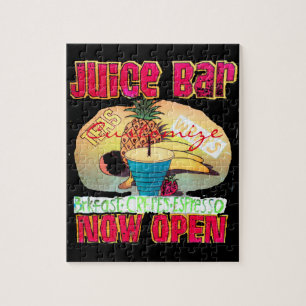 Juice Bar Sign Thunder_Cove Jigsaw Puzzle